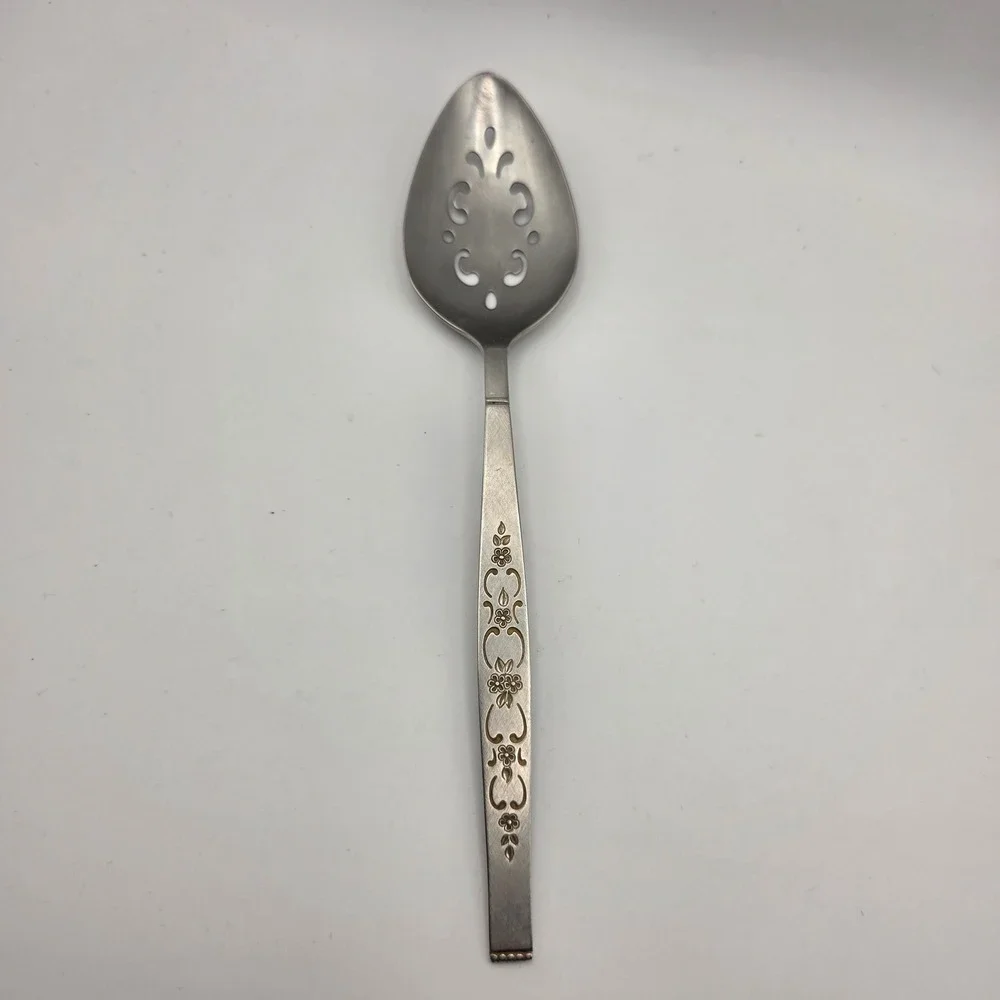 Oneida‎ Wm A Rogers Premier Stainless Spanada Pierced Serving Spoon MCM